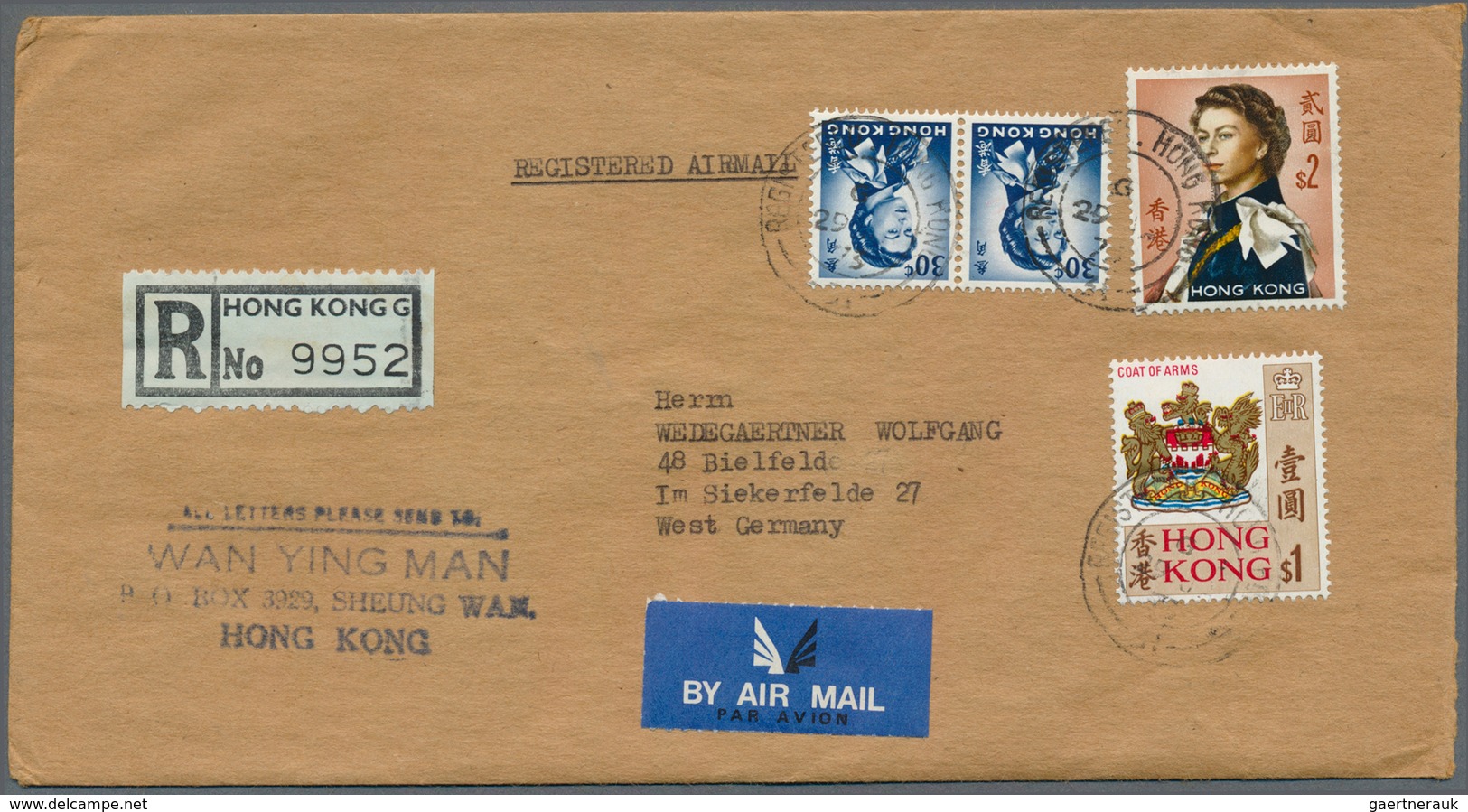 22445 China - Volksrepublik: 1955/2008 (ca.), covers/used ppc of PR China (52), also Taiwan (56) and Hong