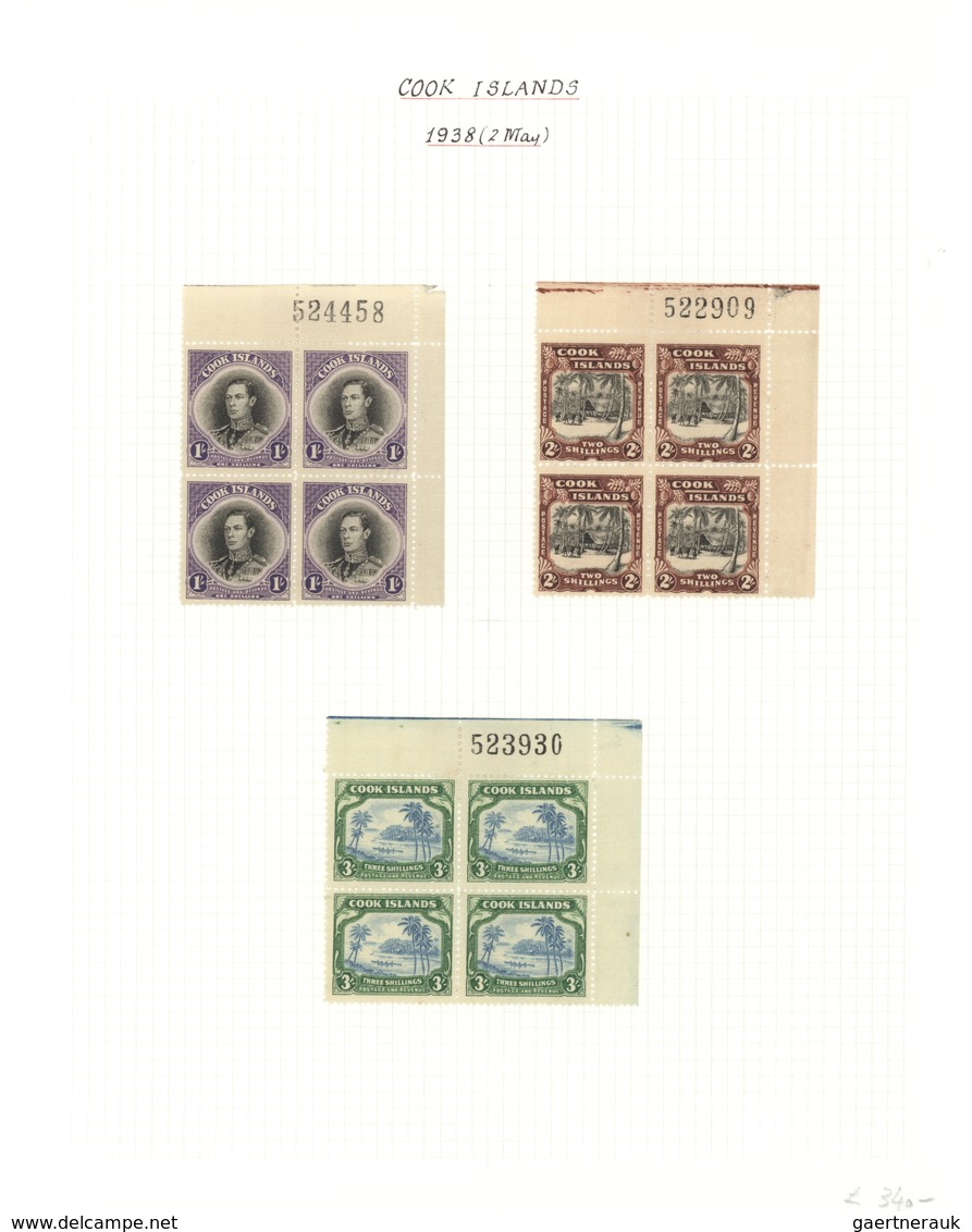 22475 Cook-Inseln: 1892 - 1949 (approx.), Very Good Mint Collection Of COOK ISLAND, Its Dependancy, Also N - Cook