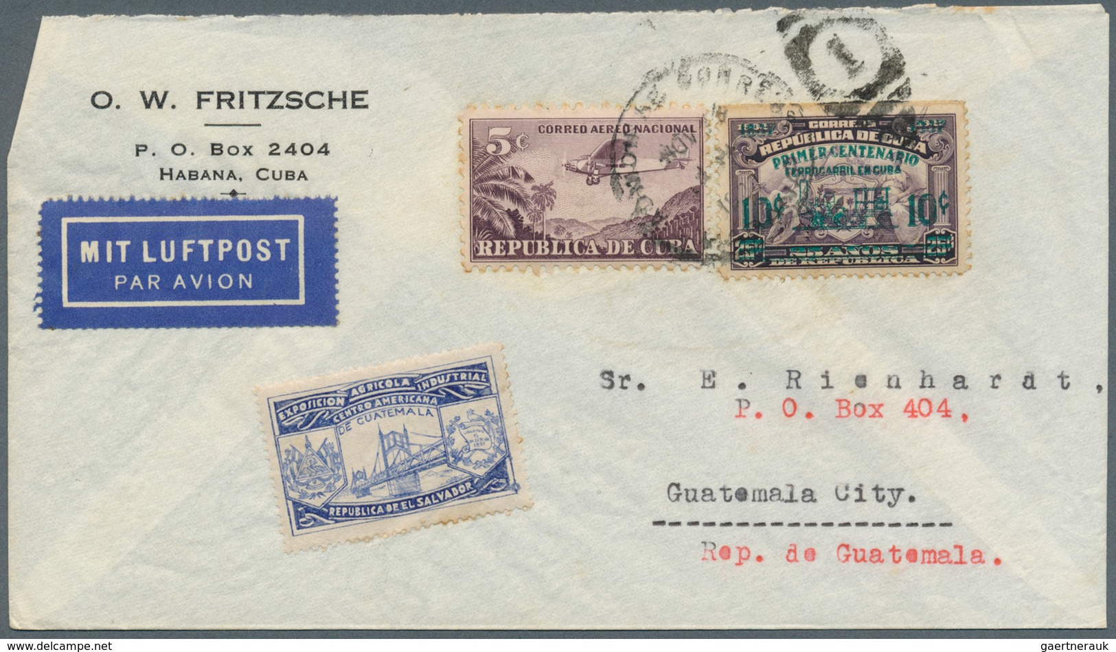 22480 Cuba: 1840 - 1968 (ca.), lot of 136 items with many better ones, including interesting cancellations