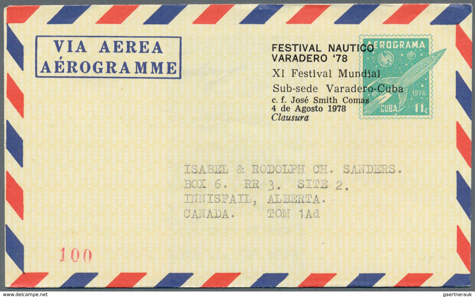 22491 Cuba: 1949/2000 (ca.), AEROGRAMMES: Accumulation With About 700 Unused And Used/CTO Aerogrammes With - Autres & Non Classés