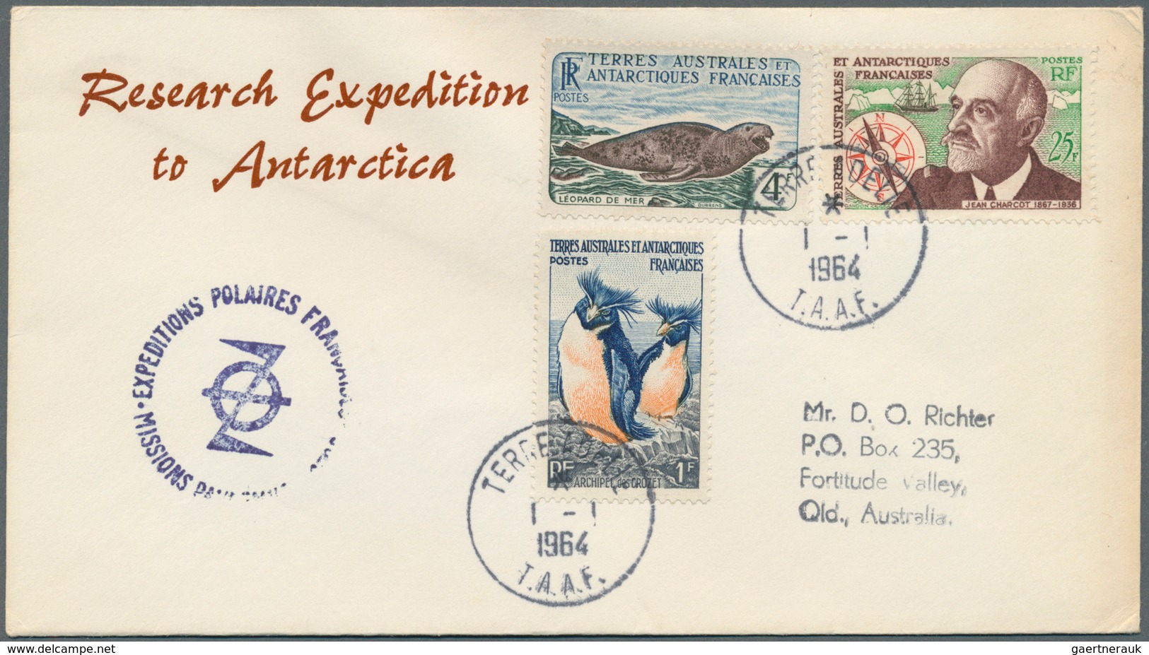 22594 Französische Gebiete in der Antarktis: 1960/2002, accumulation of apprx. 180 covers, good range of a