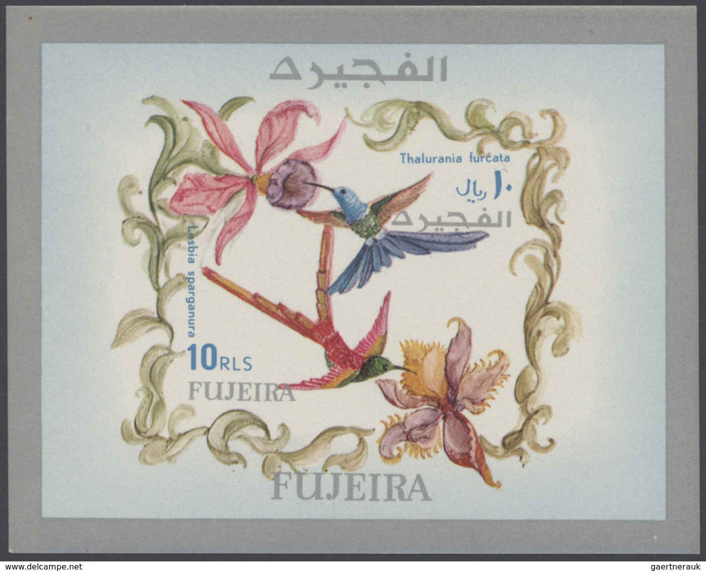 22604 Fudschaira / Fujeira: 1966/1972, U/m Accumulation Of Apprx. 310 Souvenir Sheets Incl. Attractive The - Fujeira