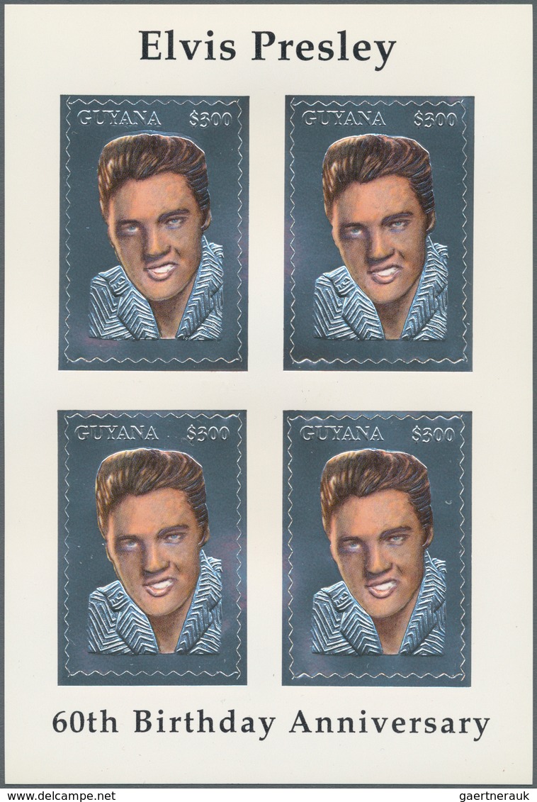 22651 Guyana: 1992/1994, Accumulation With GOLD And SILVER Stamps, Sheetlets Of Four And Miniature Sheets - Guyane (1966-...)