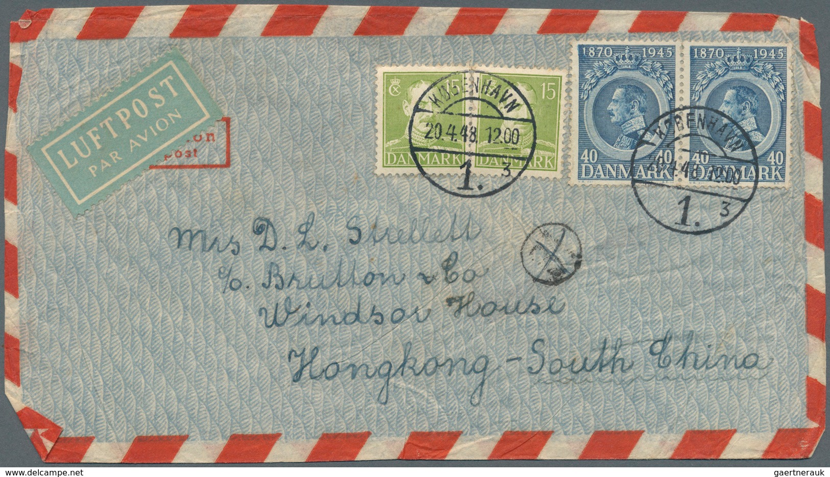 22677 Hongkong - Besonderheiten: 1938/57, The "Strellett" Family Correspondence Between Hong Kong, Canada, - Autres & Non Classés