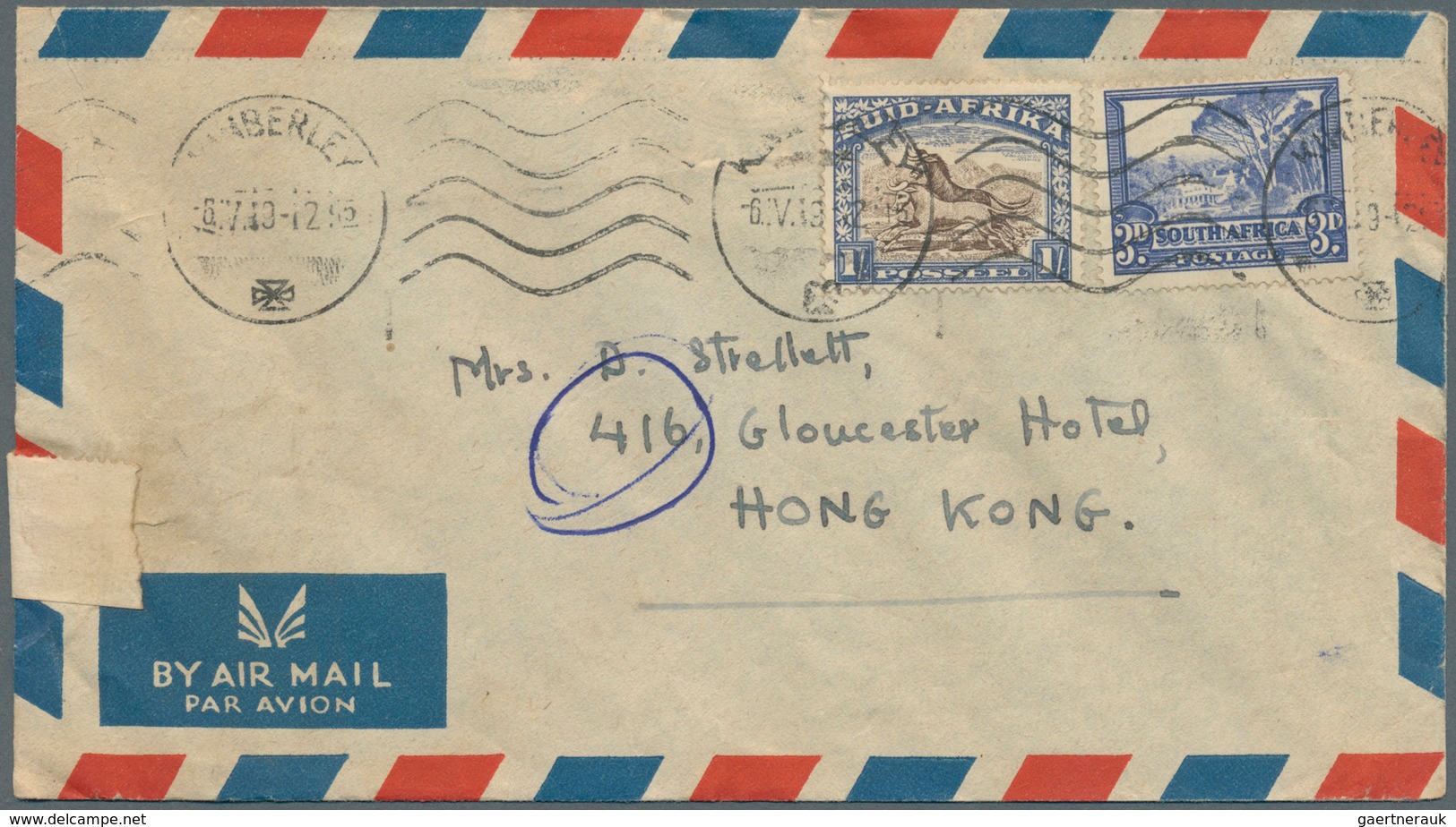 22677 Hongkong - Besonderheiten: 1938/57, the "Strellett" family correspondence between Hong Kong, Canada,