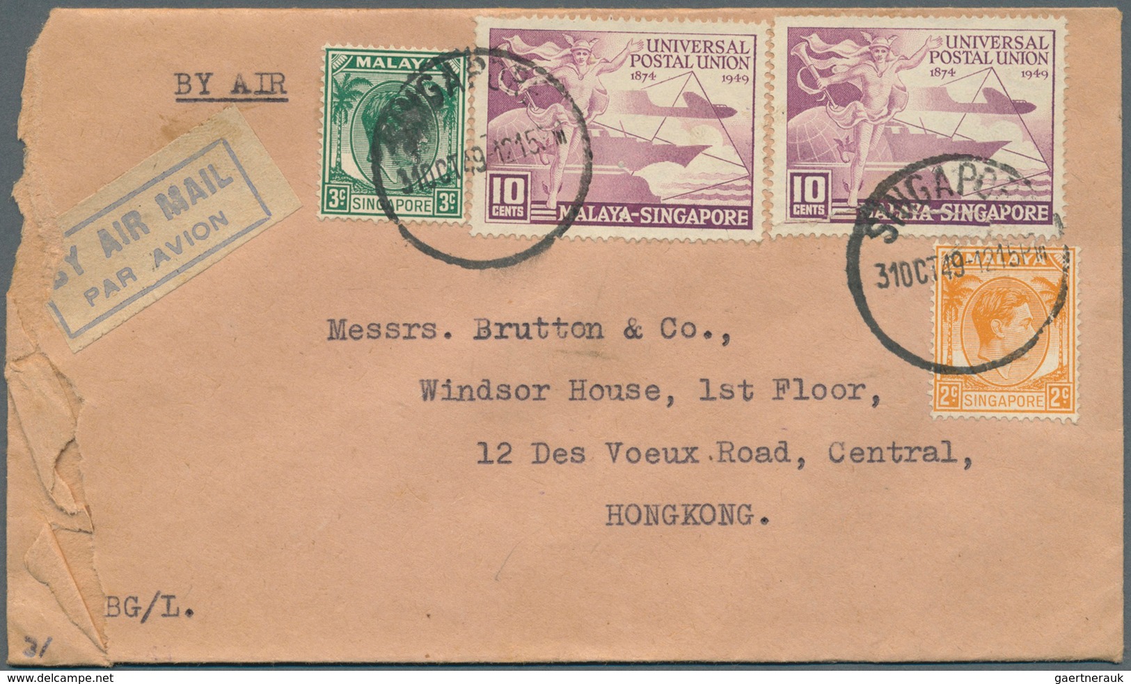 22677 Hongkong - Besonderheiten: 1938/57, the "Strellett" family correspondence between Hong Kong, Canada,