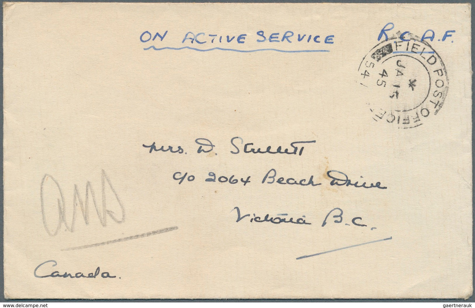 22677 Hongkong - Besonderheiten: 1938/57, the "Strellett" family correspondence between Hong Kong, Canada,