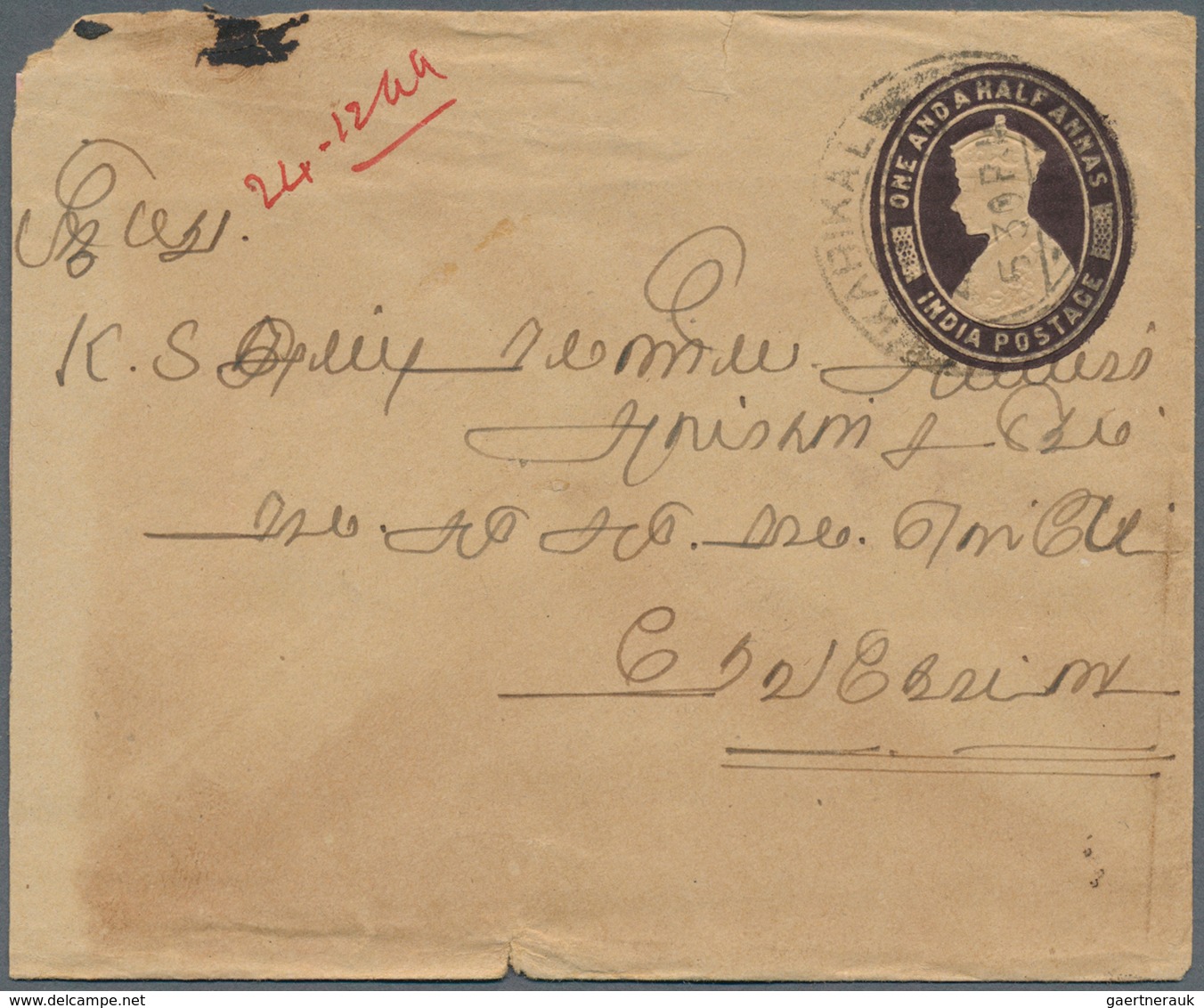 22697 Indien: 1857-1946 FRENCH INDIA: 17 Covers And 9 Stamps Used In French India, With 5 Covers Used From - Autres & Non Classés