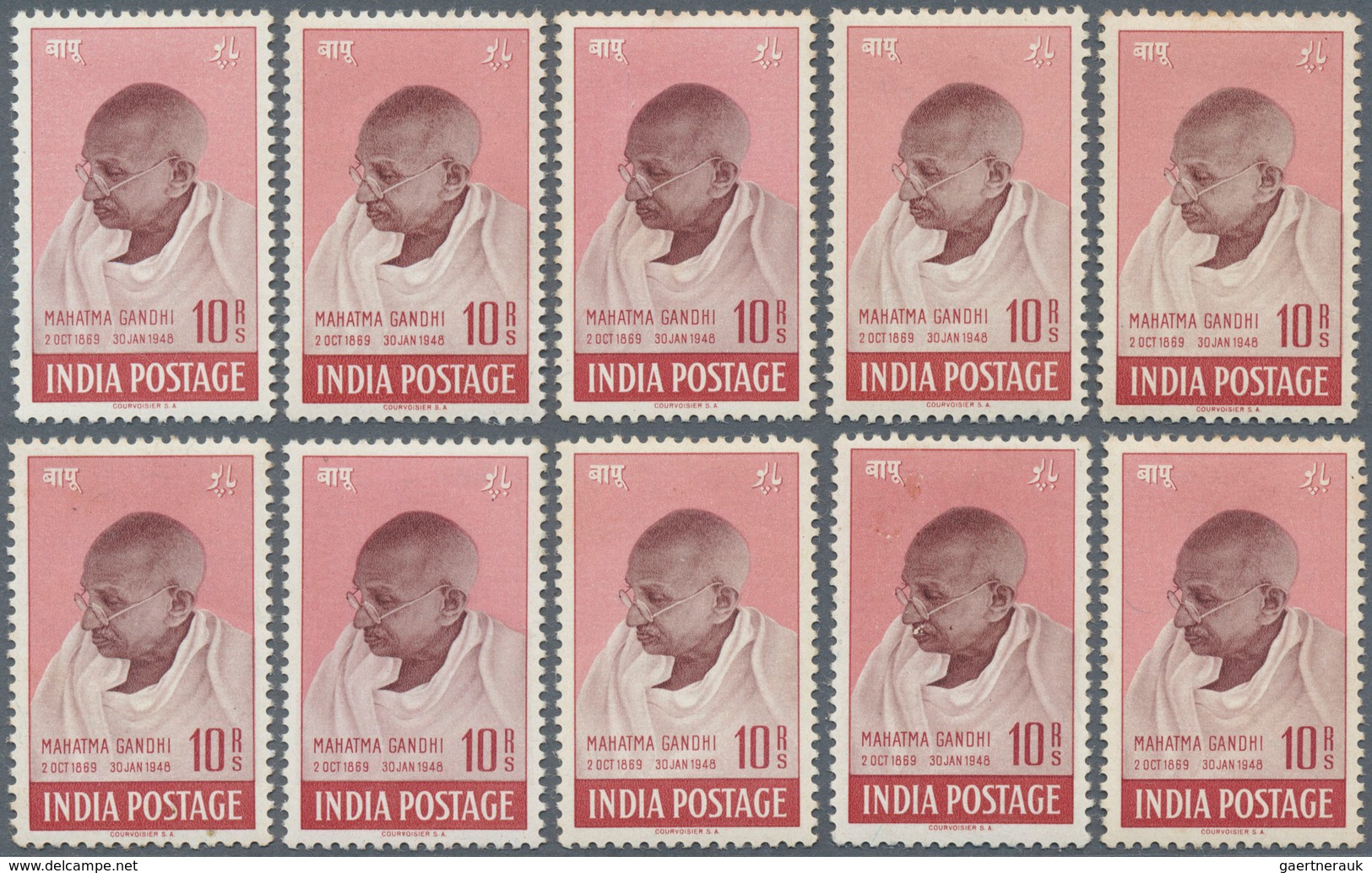 22727 Indien: 1947-2000's Ca.: Comprehensive Stock Of Single Stamps, Complete Sets, Blocks Of Four, Other - Autres & Non Classés