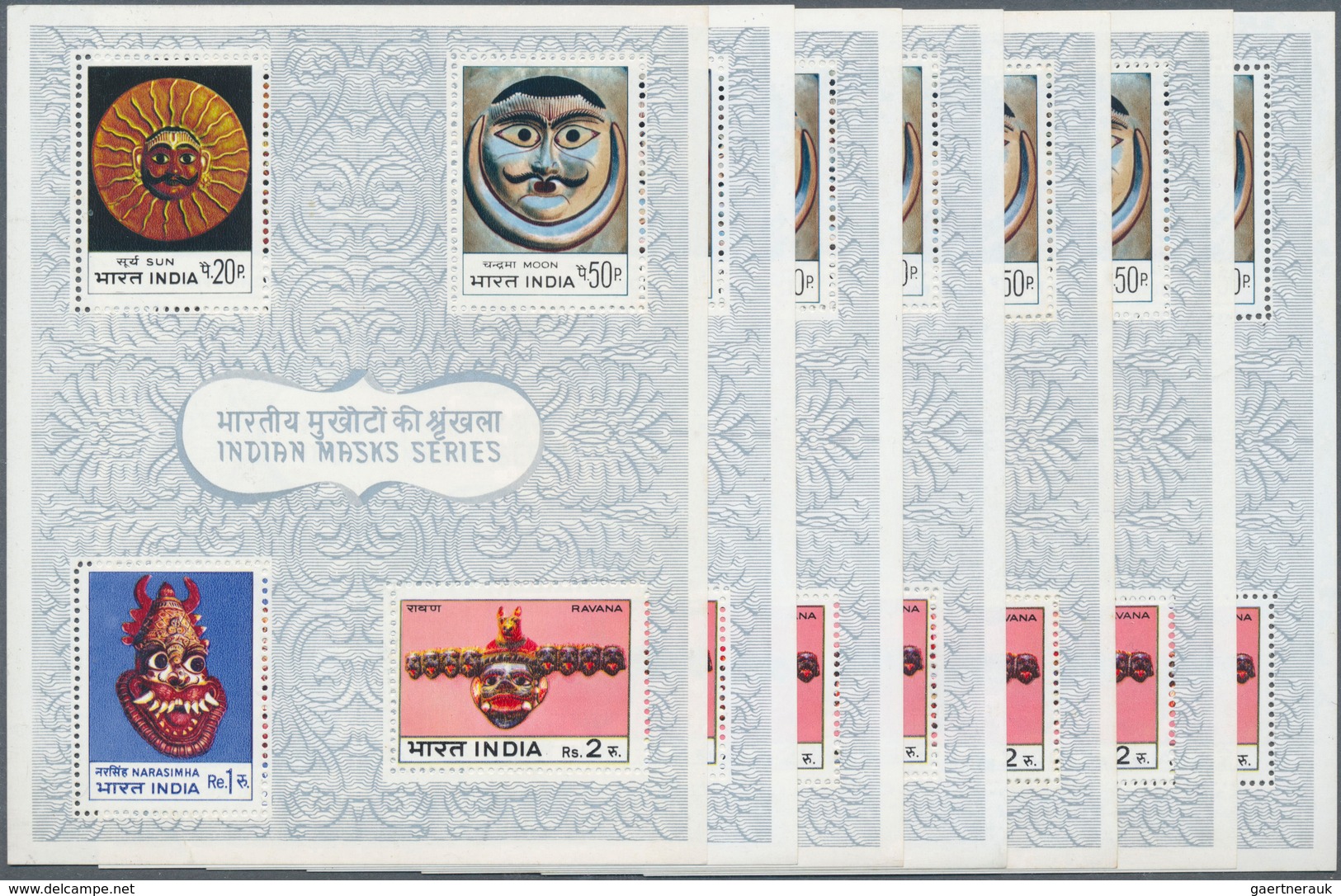 22733 Indien: 1973-2010's SOUVENIR SHEETS: Comprehensive Collection And Stock Of Hundreds And Hundreds Of - Autres & Non Classés