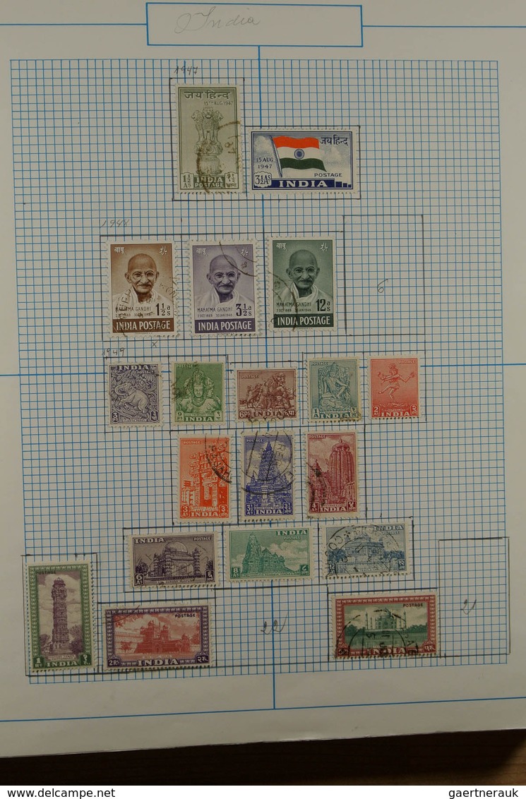 22737 Indien: Nice Mint Hinged And Used Collection India And States In Blanc Album. Collection Includes A - Autres & Non Classés