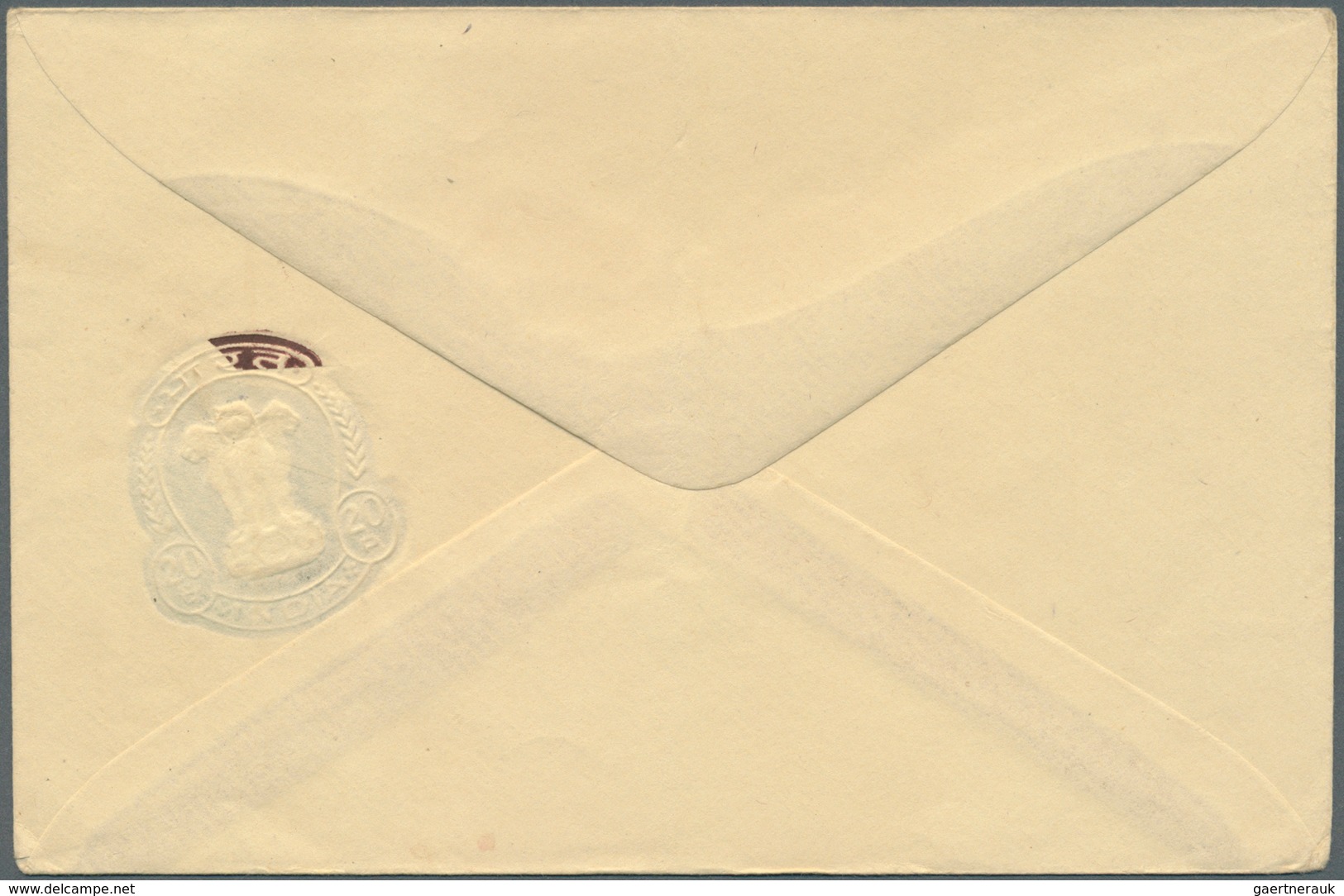 22745 Indien - Ganzsachen: 1850's-1970's ca.: Collection of Indian postal stationery envelopes, letter she