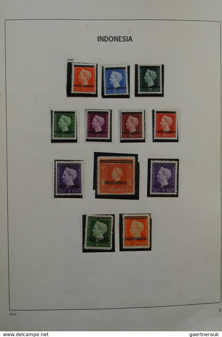 22779 Indonesien: 1949-1976. Nicely Filled, Mostly MNH And Mint Hinged Collection Indonesia 1949-1976 In D - Indonésie