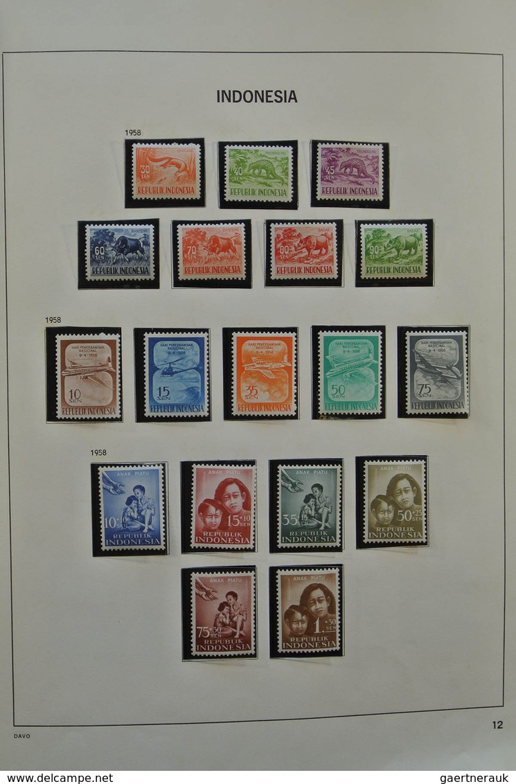 22779 Indonesien: 1949-1976. Nicely Filled, Mostly MNH And Mint Hinged Collection Indonesia 1949-1976 In D - Indonésie