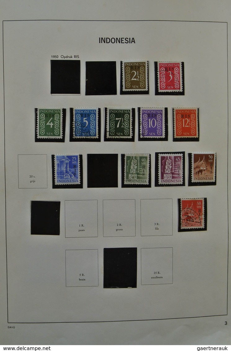 22779 Indonesien: 1949-1976. Nicely filled, mostly MNH and mint hinged collection Indonesia 1949-1976 in D