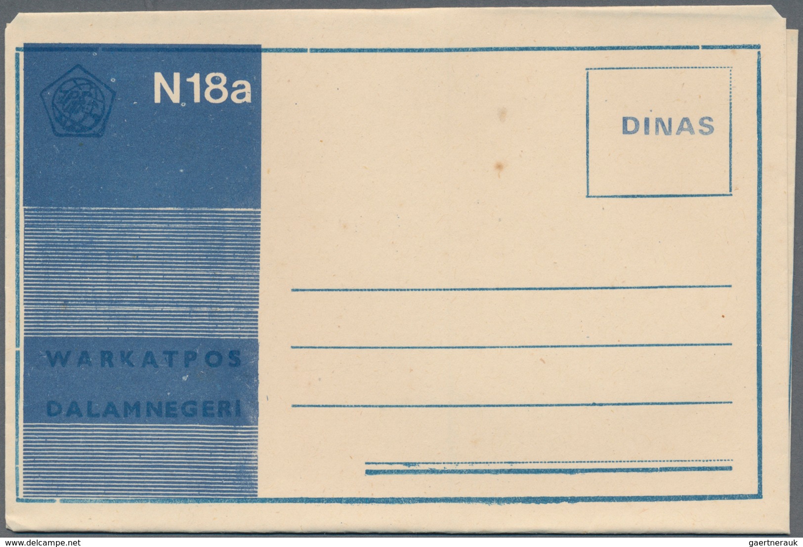 22784 Indonesien: 1950/76, military / UN peacekeeping / govt. service special envelopes collection: Milita