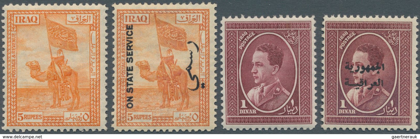 22789 Irak: 1918/1985 (ca.), Duplicates In Four Large And Three Small Albums With Many Complete Sets Incl. - Iraq