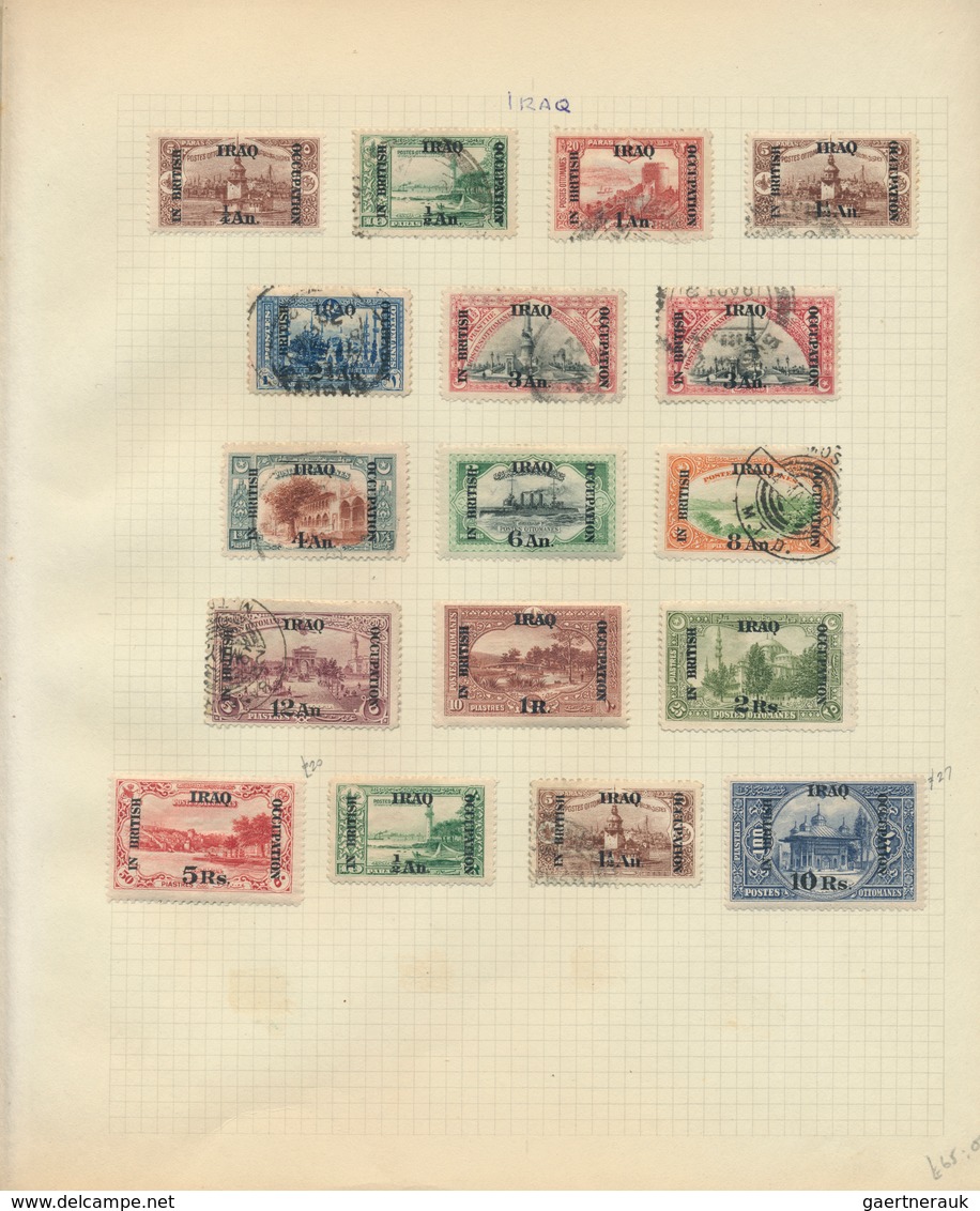 22793 Irak: 1918/1960, Used And Mint Collection On Album Pages, Well Filled From 1st Issue, Also Good Sect - Iraq