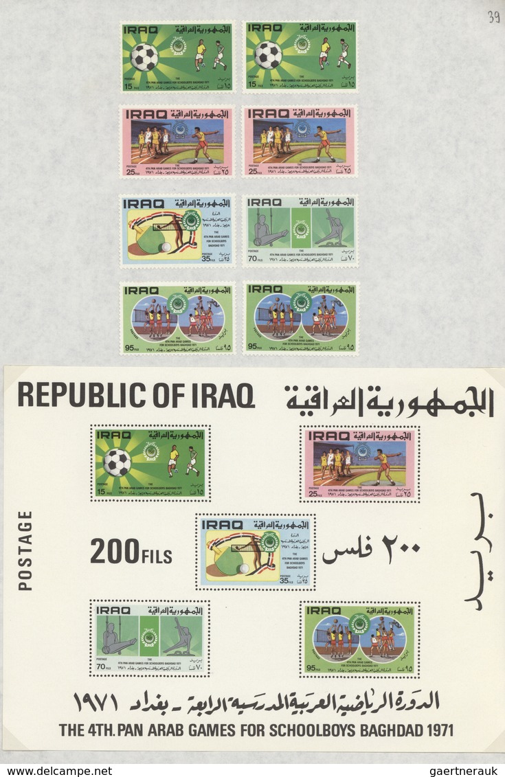 22794 Irak: 1920/2005, Balance In Some Albums/on Stocksheets, A Good Range Of Interesting Issues, Mint Mat - Iraq
