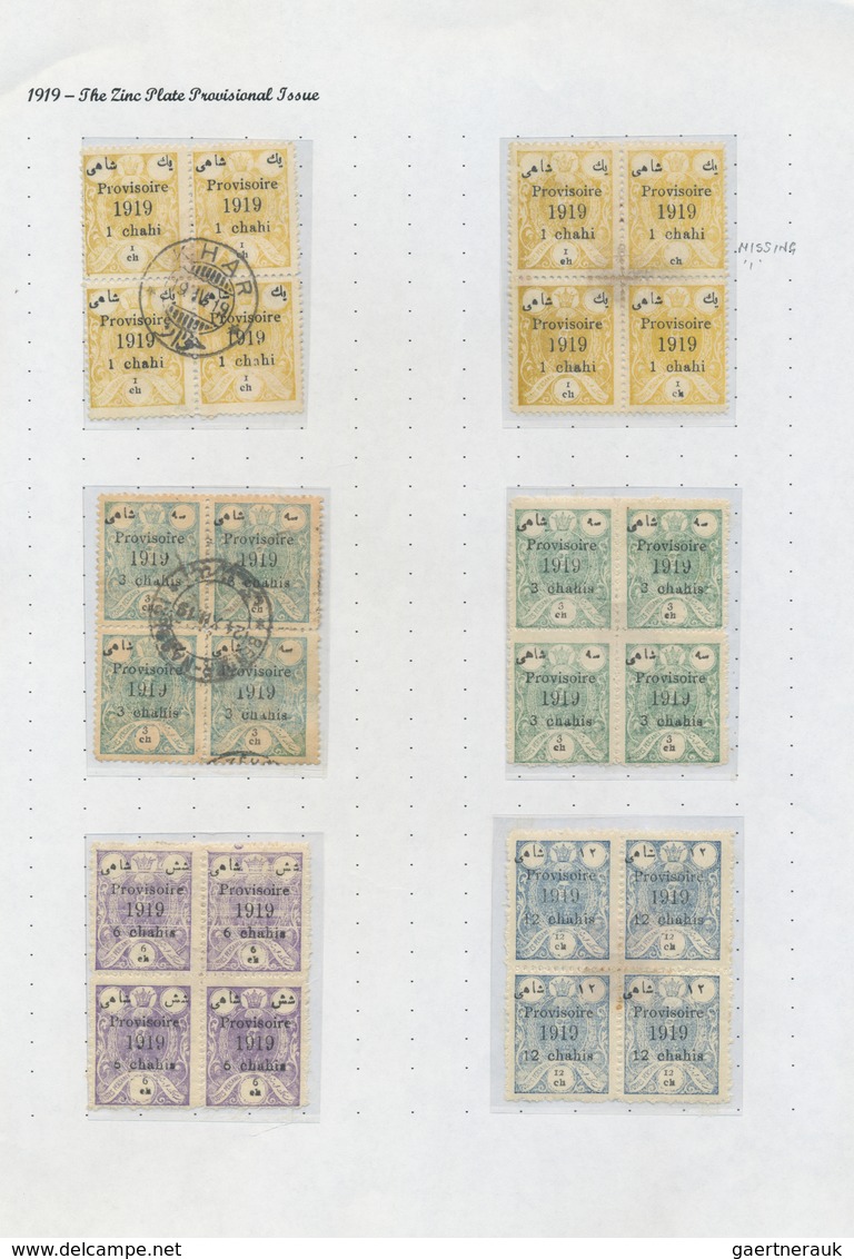 22828 Iran: 1917/44 (ca.), Massive Specialized Collection Mounted On Pages Inc. Inverted Ovpts., Many Cove - Iran
