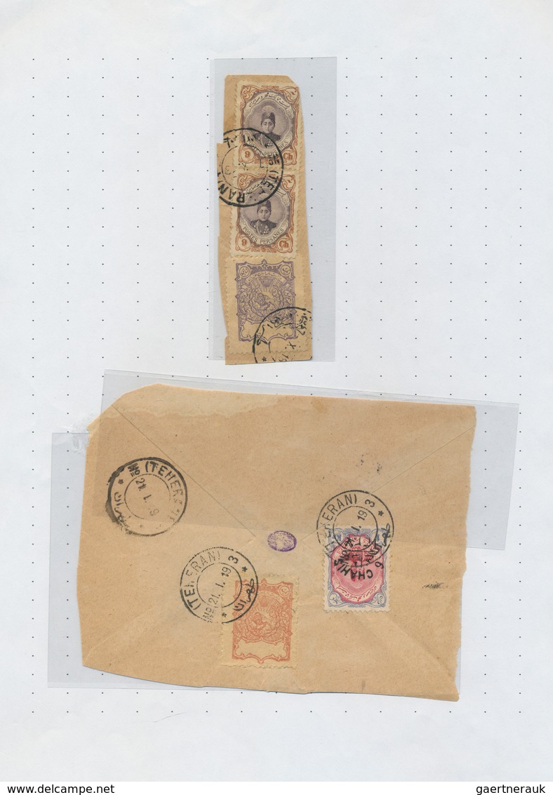 22828 Iran: 1917/44 (ca.), massive specialized collection mounted on pages inc. inverted ovpts., many cove