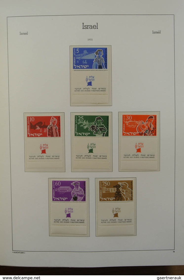22848 Israel: 1948/1980: Extensive MNH And Mint Hinged Accumulation Israel 1948-1980 In Albums, On Stockca - Autres & Non Classés