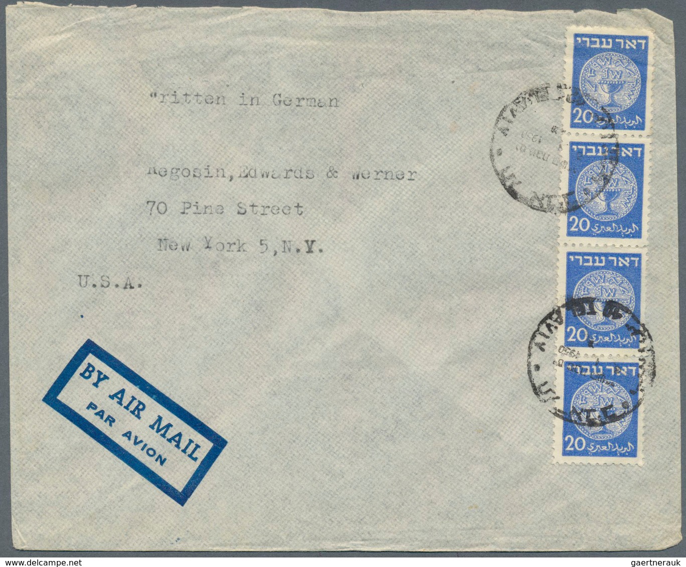 22849 Israel: 1948/1965, Holding Of Apprx. 280 Entires With Commercial Mail And Philatelic Covers, Main Va - Autres & Non Classés