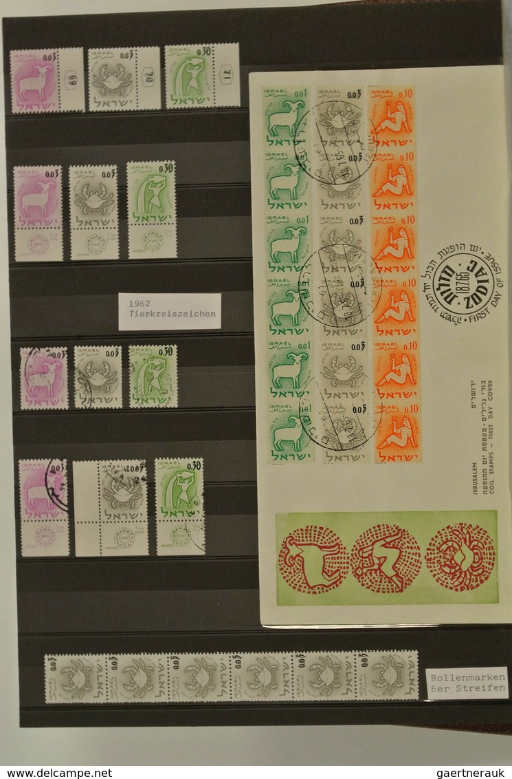 22864 Israel: 1961/65: MNH And Used, Somewhat Specialised Collection Israel 1961-1965 In Stockbook. Contai - Autres & Non Classés