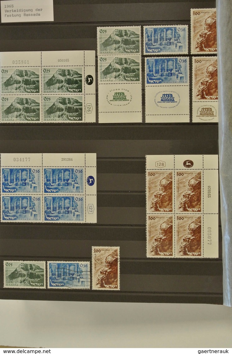 22864 Israel: 1961/65: MNH and used, somewhat specialised collection Israel 1961-1965 in stockbook. Contai