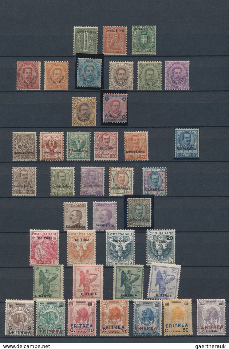 22870 Italienisch-Eritrea: 1893/1934, A Mint High-class Collection Incl. Many Interesting And Better Issue - Erythrée