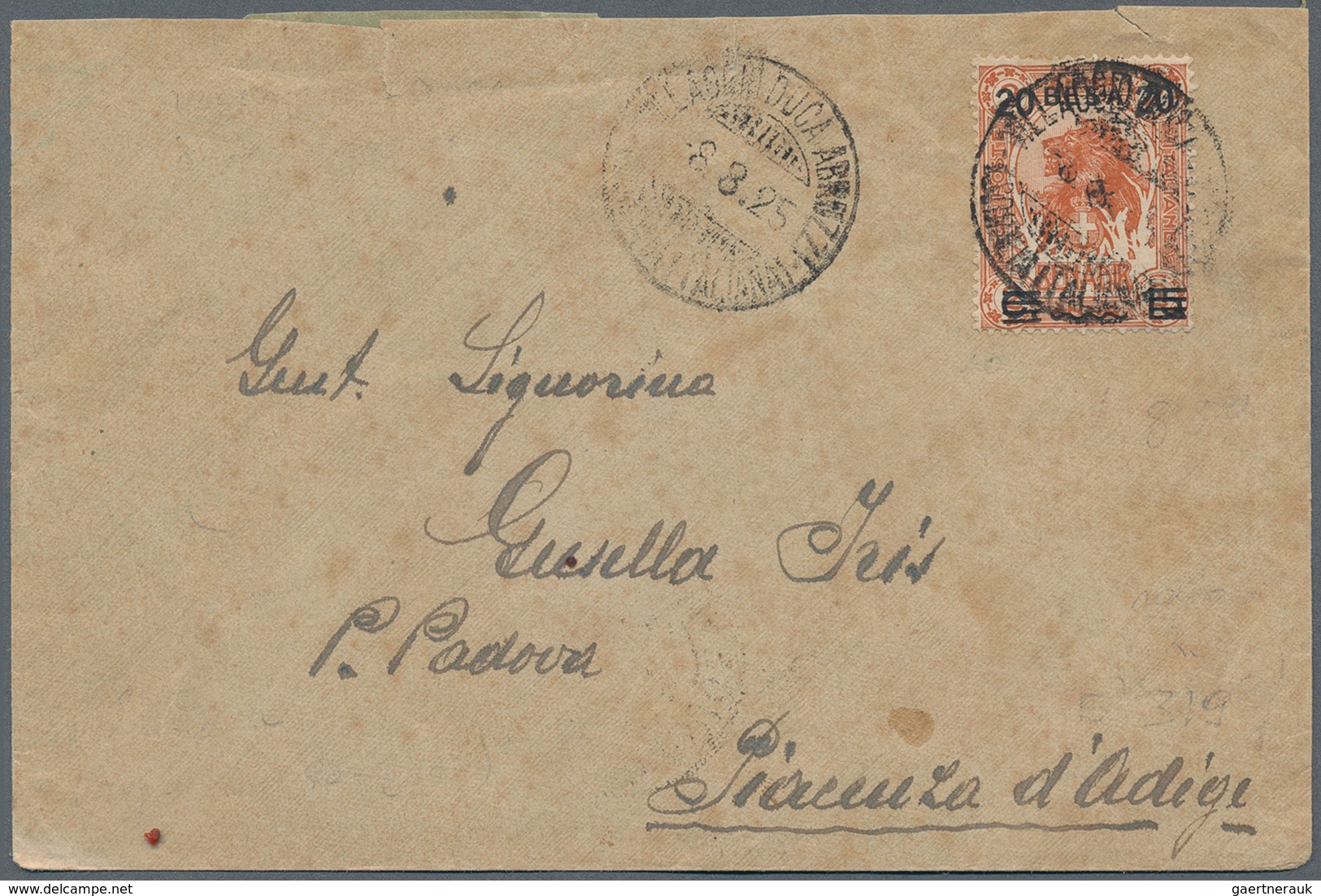 22879 Italienisch-Somaliland: 1925 From, Lot With 17 Covers/cards, Comprising Airmail Covers, A Franked Re - Somalie