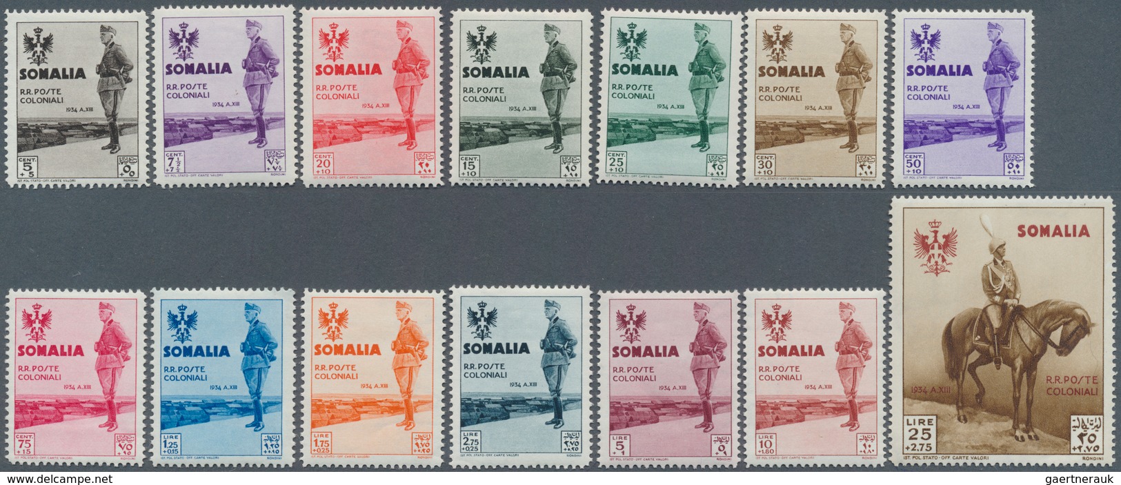 22884 Italienisch-Tripolitanien: 1934/1935. Included Italian Somaliland. Lot I.a. With Very Good Air Mail - Tripolitaine