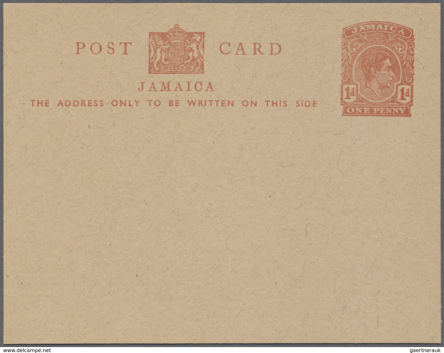 22885 Jamaica: 1877/1962, Collection Of 78 Different Unused Stationeries Incl. Types, Comprising Cards, Re - Jamaique (1962-...)