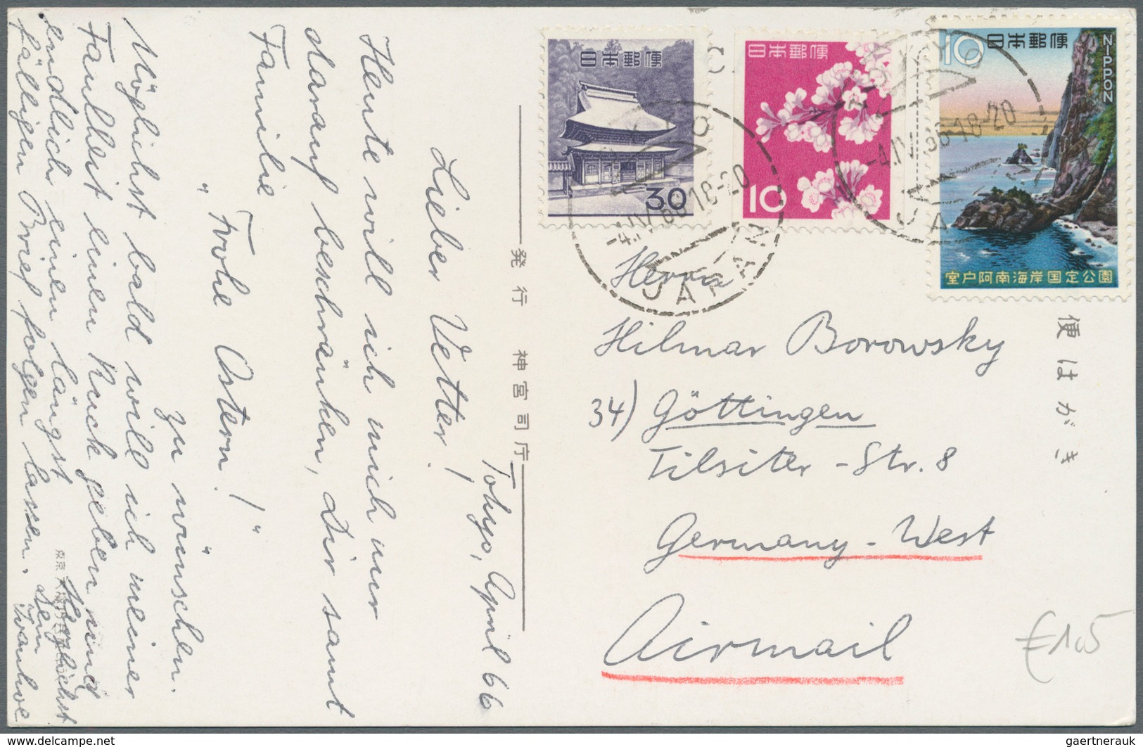 22921 Japan: 1950/90 (ca.), about 200 covers/used ppc/few used stationery, all gone to abroad, inc. regist