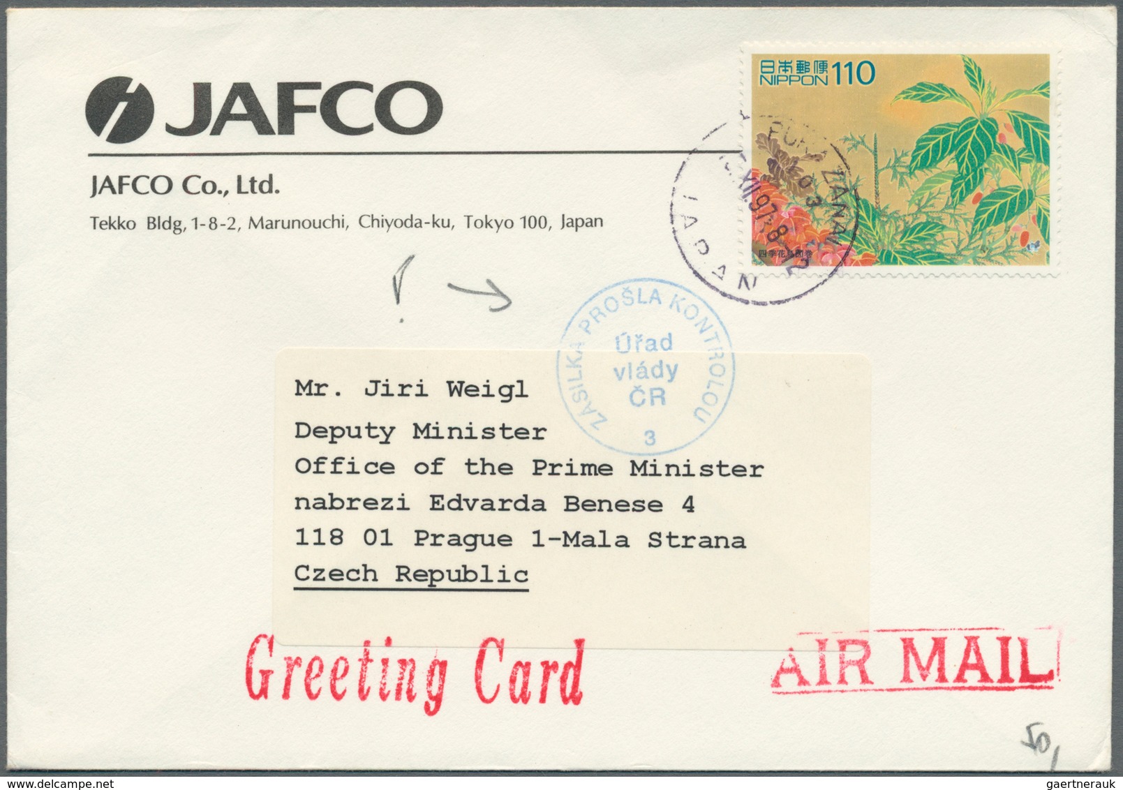 22921 Japan: 1950/90 (ca.), about 200 covers/used ppc/few used stationery, all gone to abroad, inc. regist