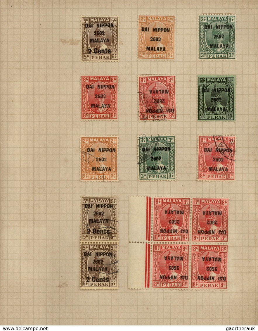 22947 Japanische Besetzung  WK II - Malaya: 1942/44, Penang, Kedah And Otherwise General Issues, Collectio - Malaysia (1964-...)