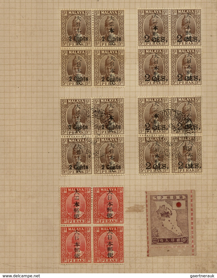 22947 Japanische Besetzung  WK II - Malaya: 1942/44, Penang, Kedah and otherwise general issues, collectio