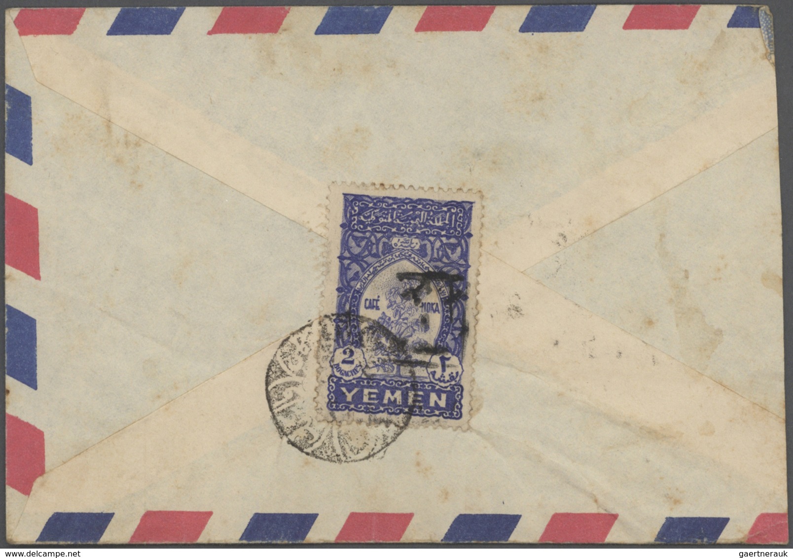 22986 Jemen: 1925-80, Box Containing 1095 Covers & FDC, Including Registered Mail, Air Mail, Overprinted I - Yémen