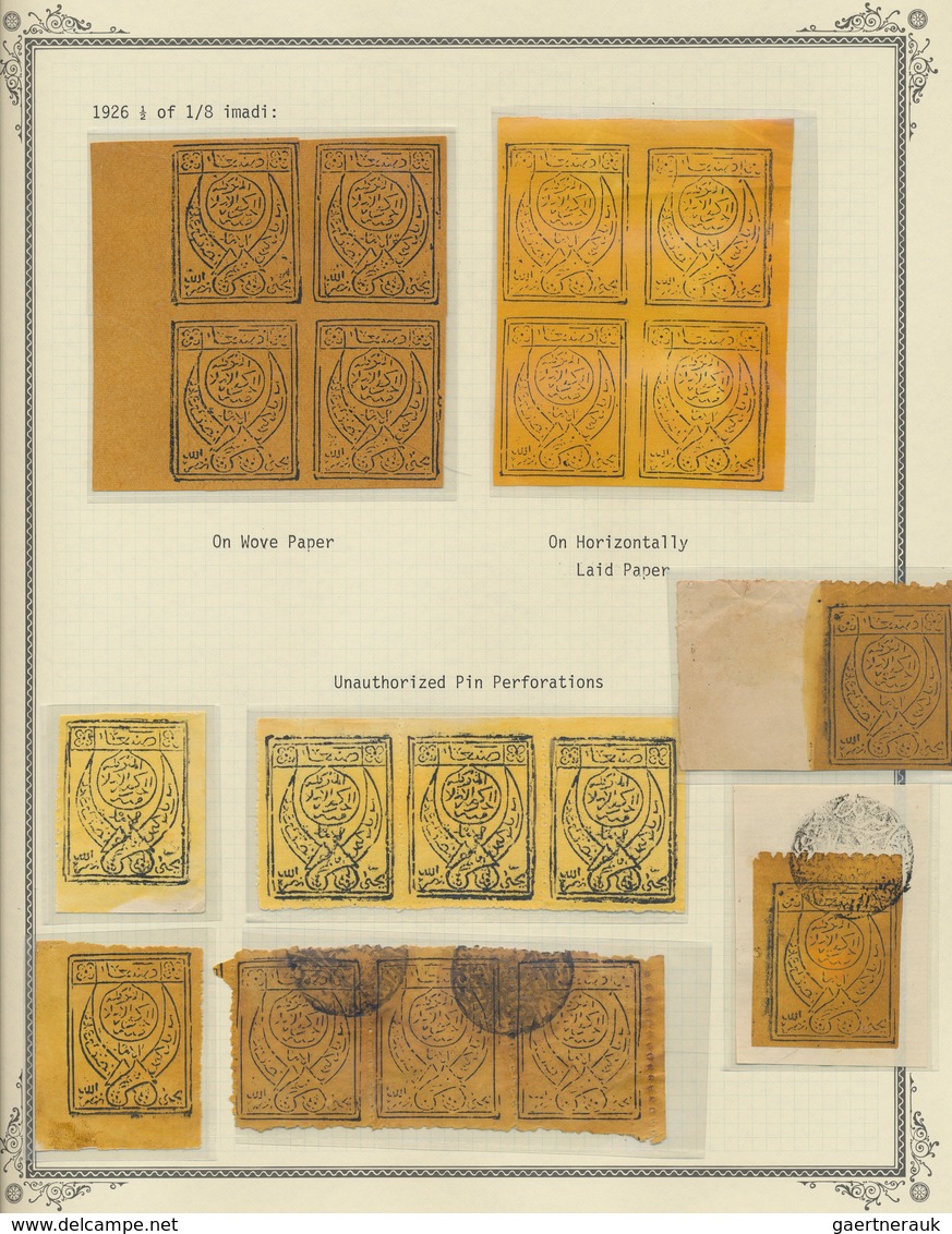 22990 Jemen: 1928-2007 Specialized collection of mostly mint stamps and souvenir sheets plus some covers,