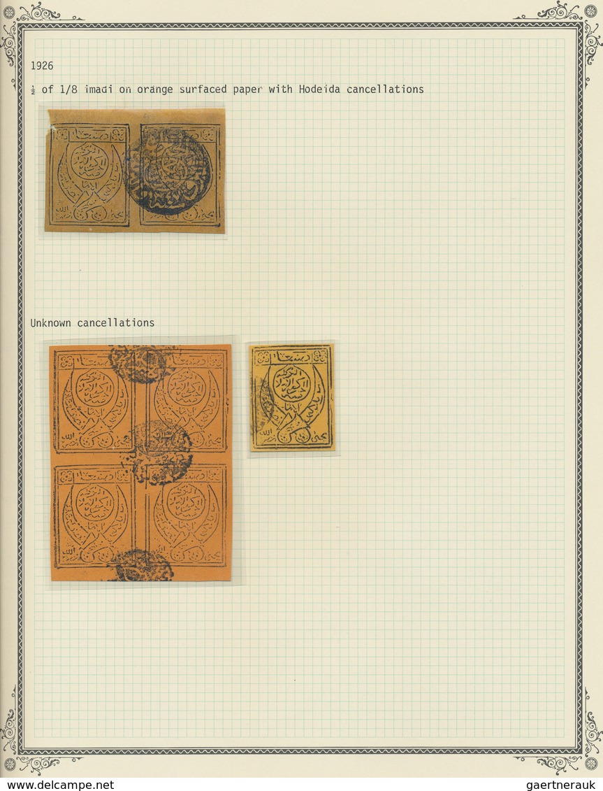 22990 Jemen: 1928-2007 Specialized collection of mostly mint stamps and souvenir sheets plus some covers,