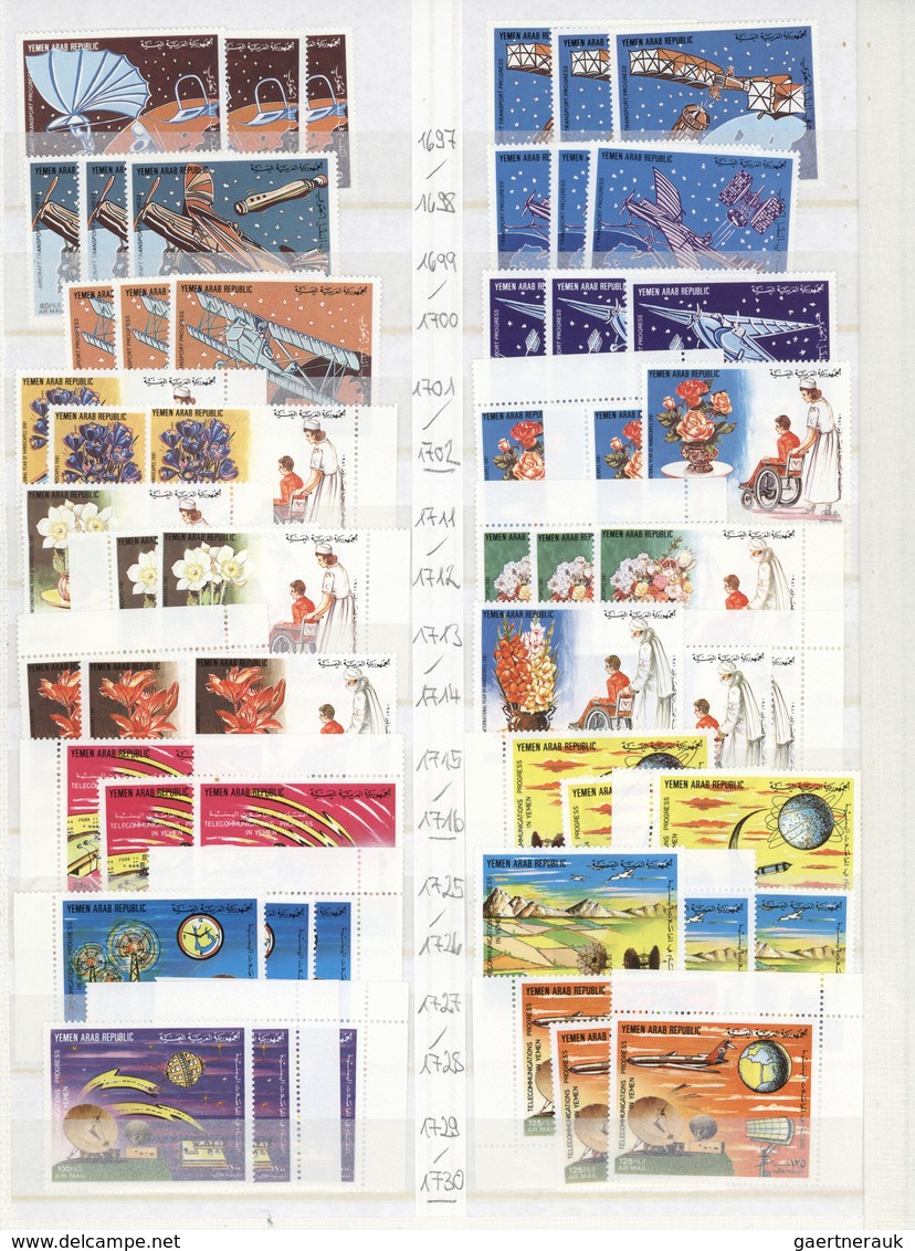 22991 Jemen: 1930/1996, Mainly U/m Stock In A Thick Album, Well Sorted Throughout From Early Issues To Mod - Yémen