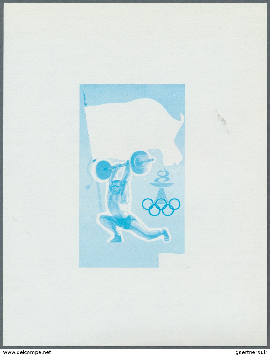 23186 Jemen - Königreich: 1968, Summer OLYMPICS 1924-1968 'National flags and venues' 11 different imperfo