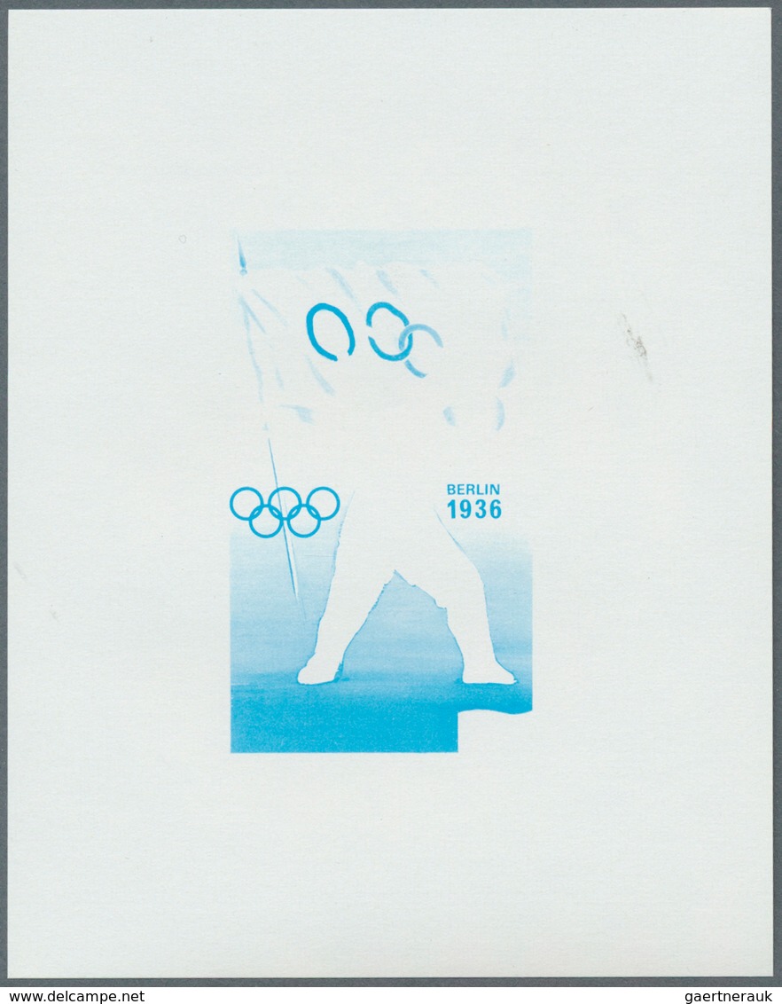 23186 Jemen - Königreich: 1968, Summer OLYMPICS 1924-1968 'National flags and venues' 11 different imperfo