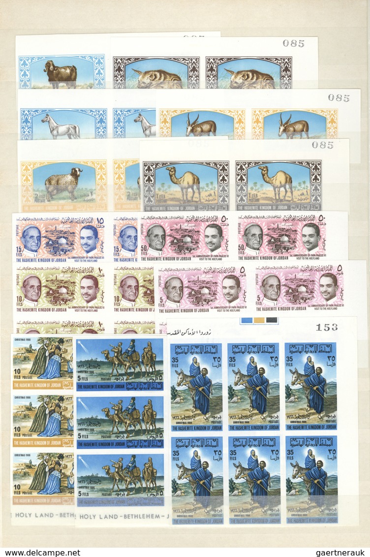 23289 Jordanien: 1930/1965 (ca.), Comprehensive Accumulation On Stocksheets From A Nice Section 1930s/1950 - Jordanie