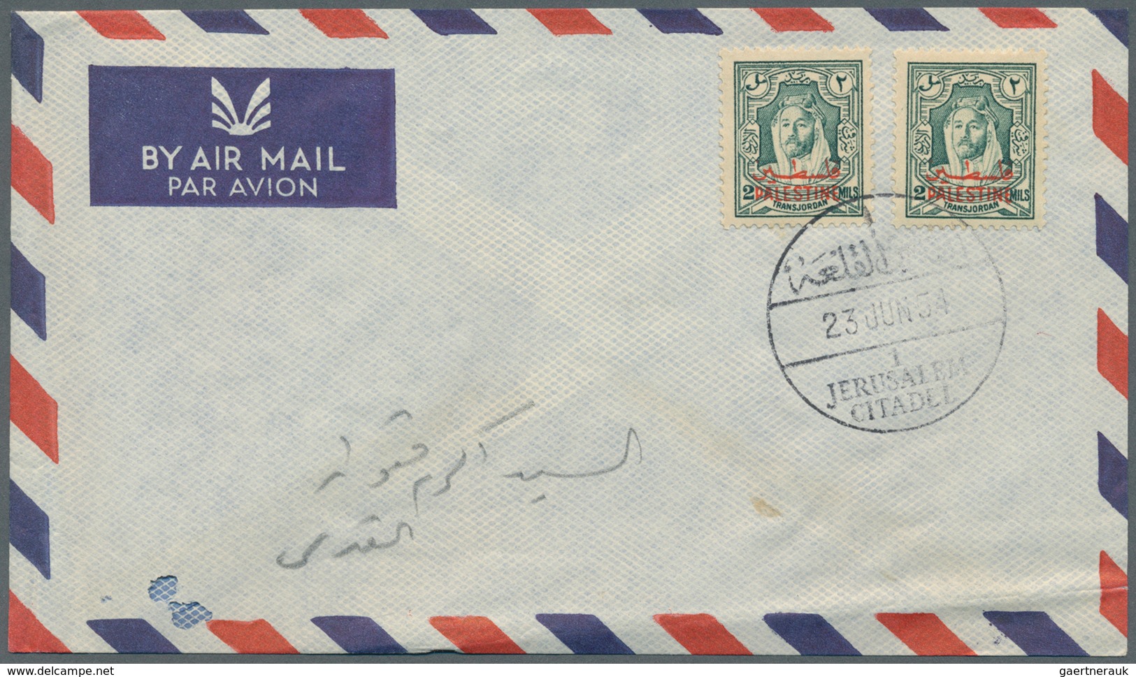 23297 Jordanien: 1950's-60's: Postmarks Of Many Different Jordan P.O.s On More Than 3200 Covers, Mostly Us - Jordanie