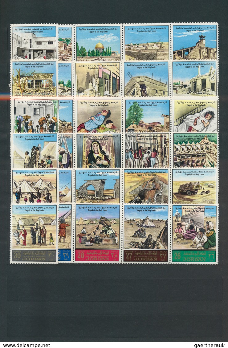23306 Jordanien: 1964/1996, u/m collection in a stockbook with some interesting issues 1960s/1970s and spe