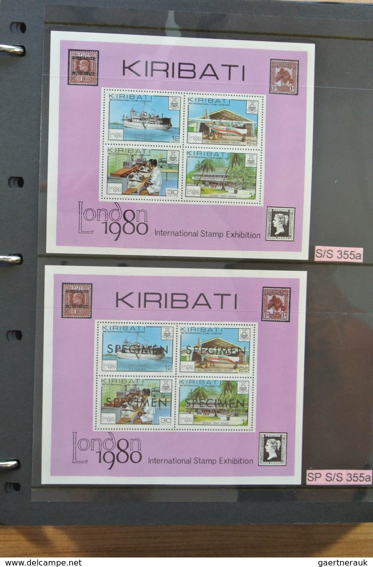 23337 Kiribati (Gilbert-Inseln): 1979-2008. Apparently Complete, MNH Collection Kiribati 1979-2008 In 2 Al - Kiribati (1979-...)