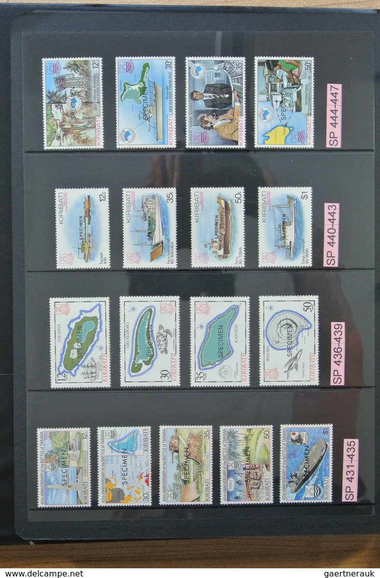 23337 Kiribati (Gilbert-Inseln): 1979-2008. Apparently complete, MNH collection Kiribati 1979-2008 in 2 al