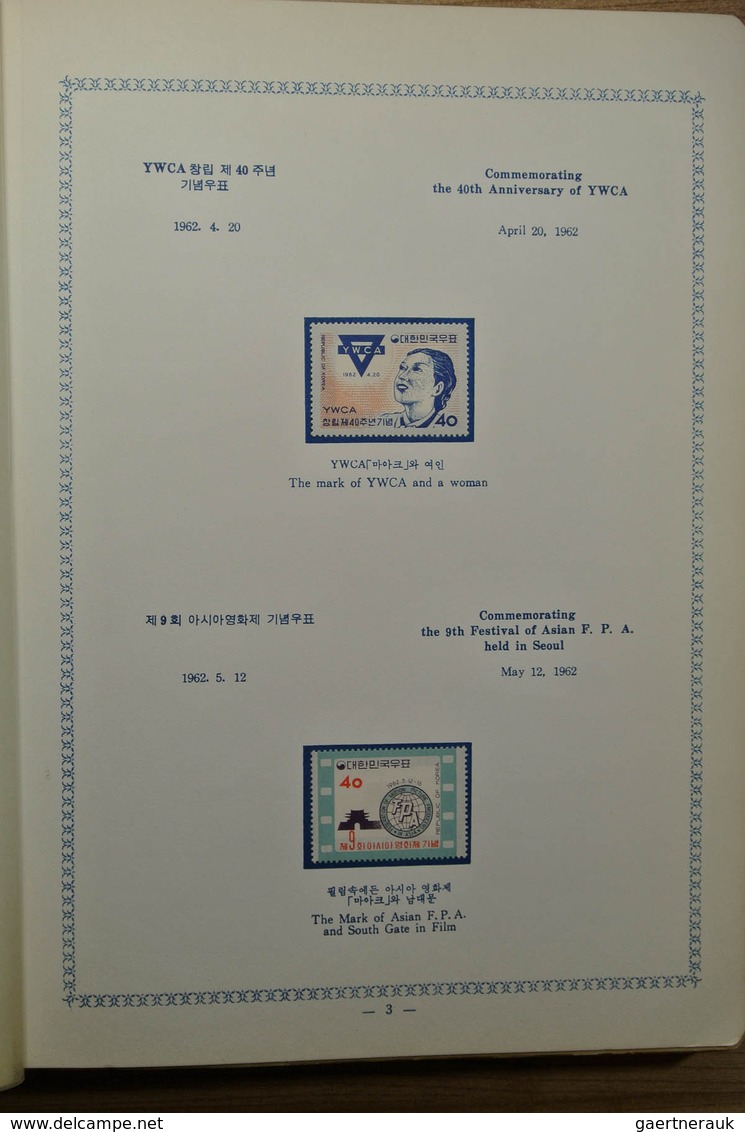 23373 Korea-Süd: 1959-1964. Mint hinged collection South Korea 1959-1964 in 2 special albums. Some stamps