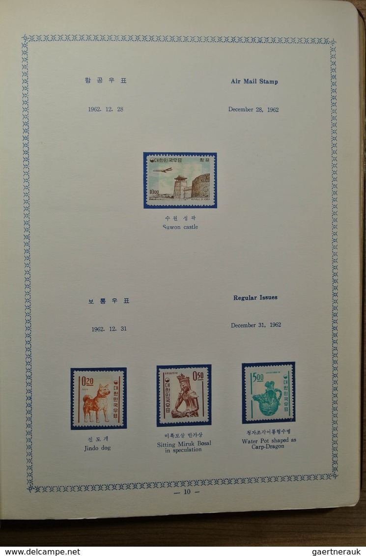 23373 Korea-Süd: 1959-1964. Mint hinged collection South Korea 1959-1964 in 2 special albums. Some stamps